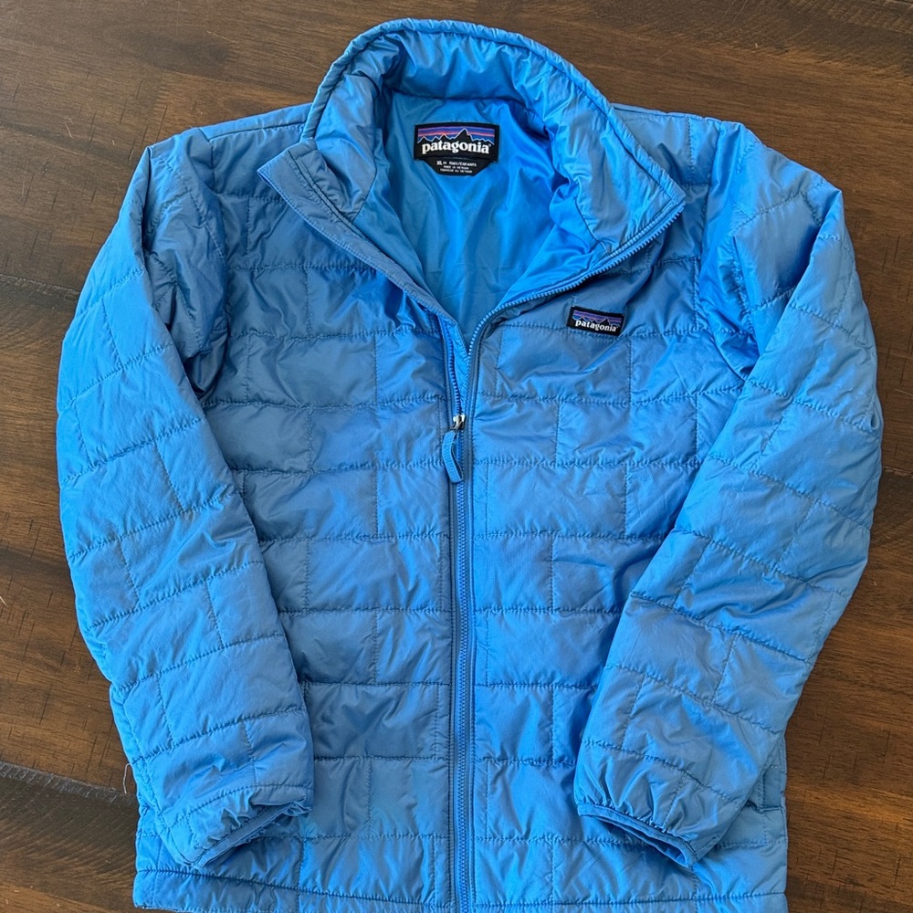 Patagonia Kids Sky Blue Nano Puffer Jacket